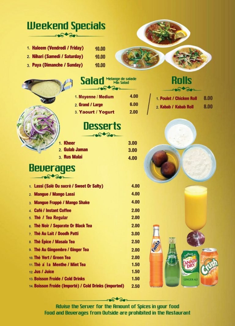 786 Menu Halal 786 Halal Restaurant
